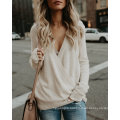 Autumn Thick Deep V Neck Coat